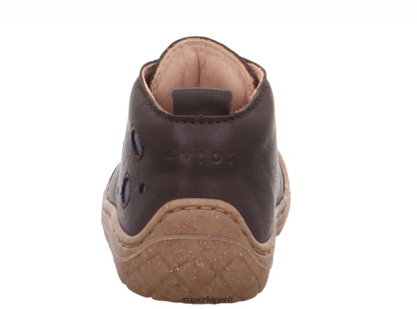 educación física Superfit bebés saturnus - zapatillas bajas con cordones marrón/azul V06L24402 zapatillas bajas