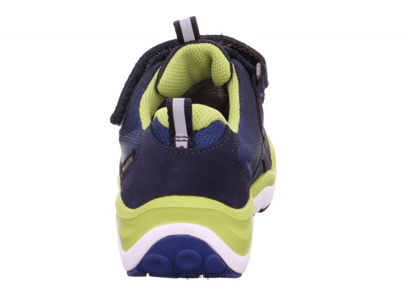 educación física Superfit bebés sport5 - zapatillas bajas con cierre de velcro azul/verde claro V06L24400 zapatillas bajas