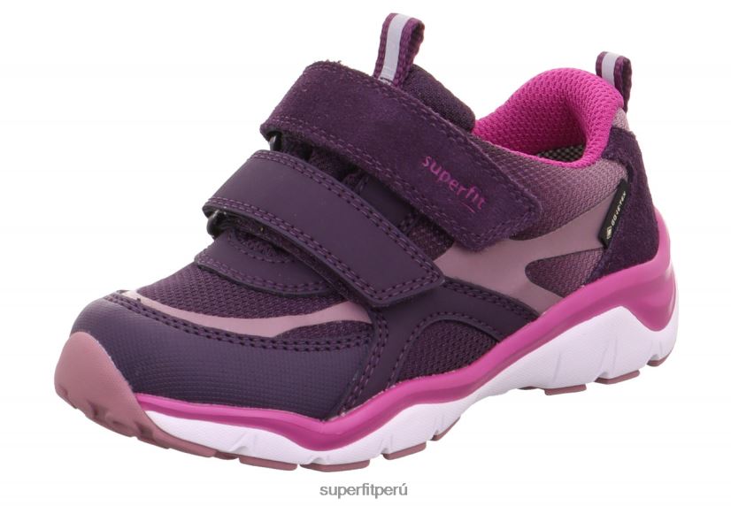 educación física Superfit bebés sport5 - zapatillas bajas con cierre de velcro morado/rosa V06L24396 zapatillas bajas