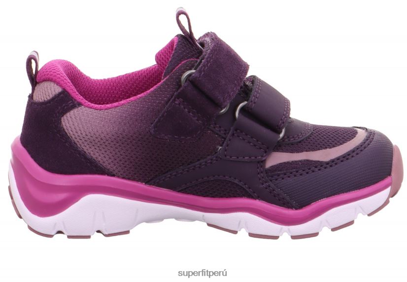 educación física Superfit bebés sport5 - zapatillas bajas con cierre de velcro morado/rosa V06L24396 zapatillas bajas