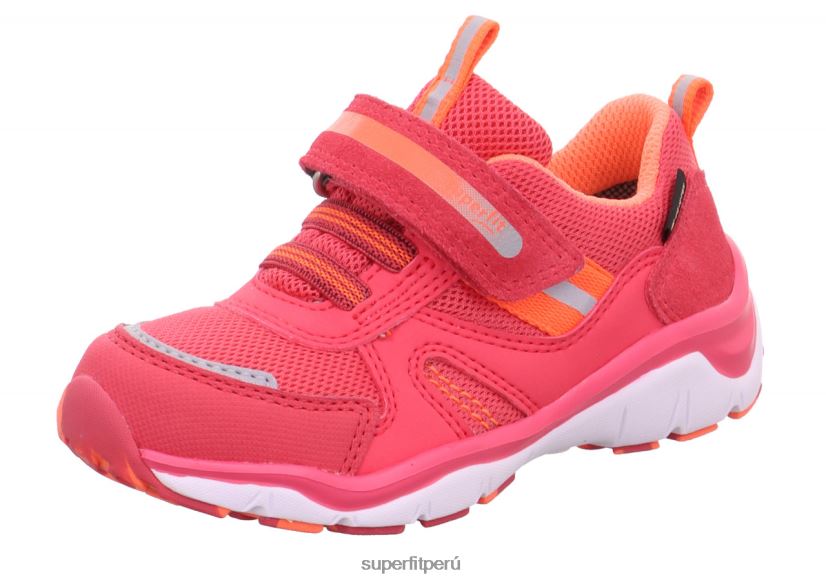 educación física Superfit bebés sport5 - zapatillas bajas con cierre de velcro rosa/naranja V06L24302 zapatillas bajas
