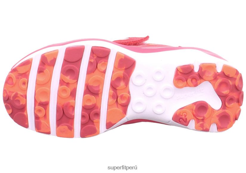 educación física Superfit bebés sport5 - zapatillas bajas con cierre de velcro rosa/naranja V06L24302 zapatillas bajas