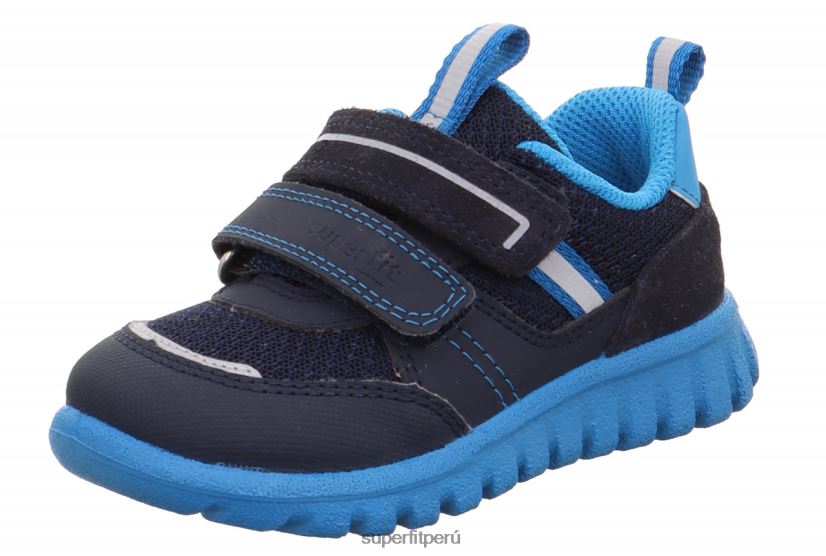 educación física Superfit bebés sport7 mini - zapatillas bajas con cierre de velcro azul/turquesa V06L24320 zapatillas bajas