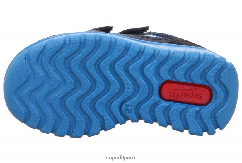 educación física Superfit bebés sport7 mini - zapatillas bajas con cierre de velcro azul/turquesa V06L24320 zapatillas bajas