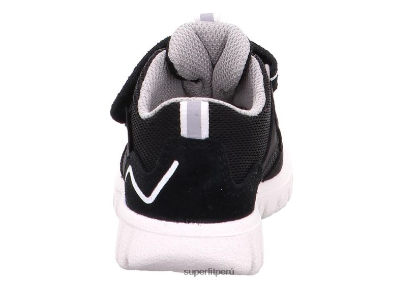 educación física Superfit bebés sport7 mini - zapatillas bajas con cierre de velcro blanco negro V06L24360 zapatillas bajas