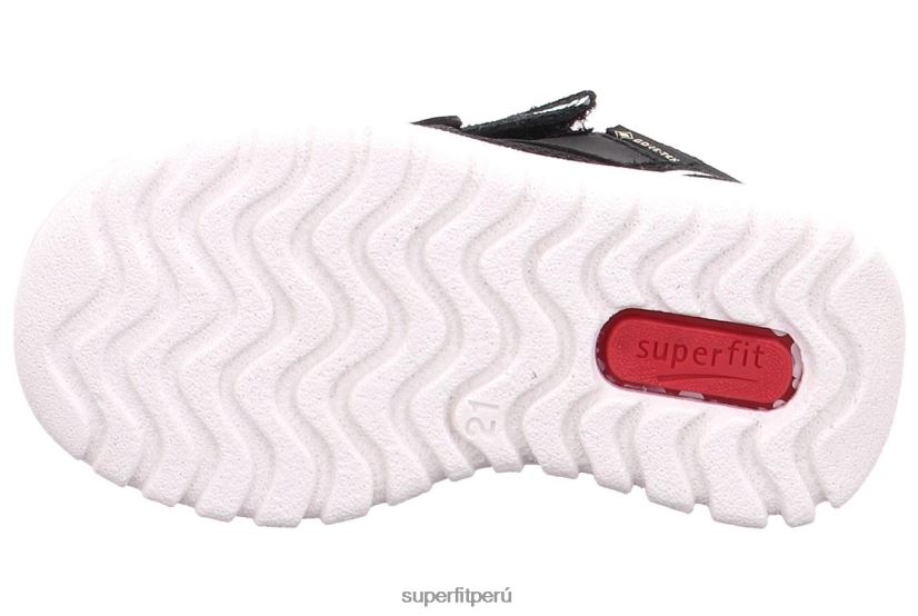 educación física Superfit bebés sport7 mini - zapatillas bajas con cierre de velcro blanco negro V06L24360 zapatillas bajas