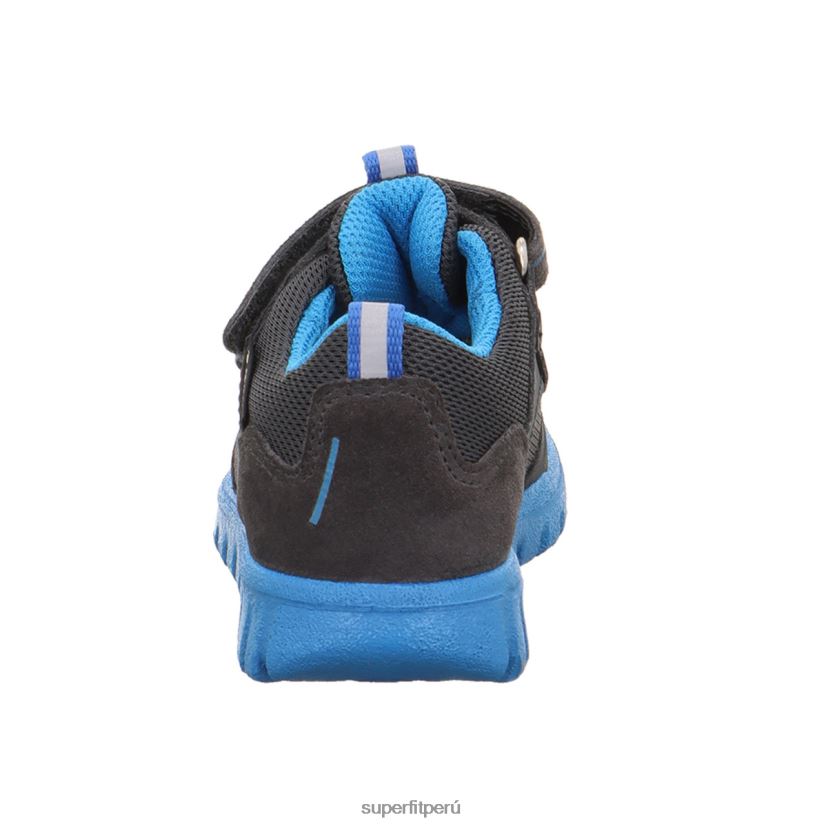 educación física Superfit bebés sport7 mini - zapatillas bajas con cierre de velcro gris/turquesa V06L24306 zapatillas bajas