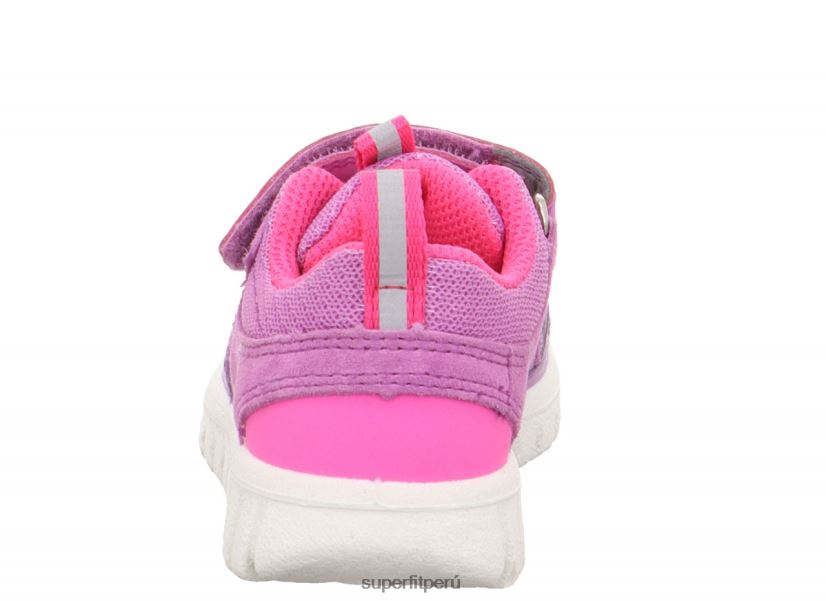 educación física Superfit bebés sport7 mini - zapatillas bajas con cierre de velcro morado/rosa V06L24250 zapatillas bajas