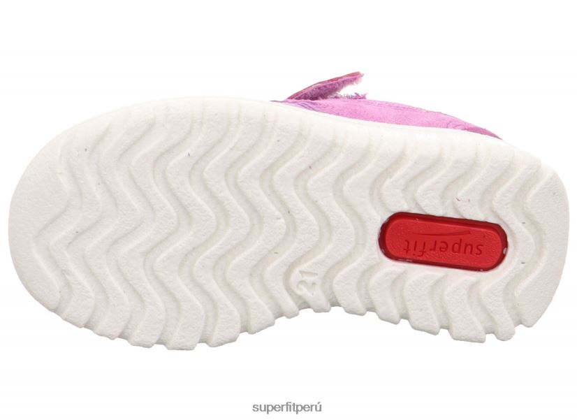 educación física Superfit bebés sport7 mini - zapatillas bajas con cierre de velcro morado/rosa V06L24250 zapatillas bajas