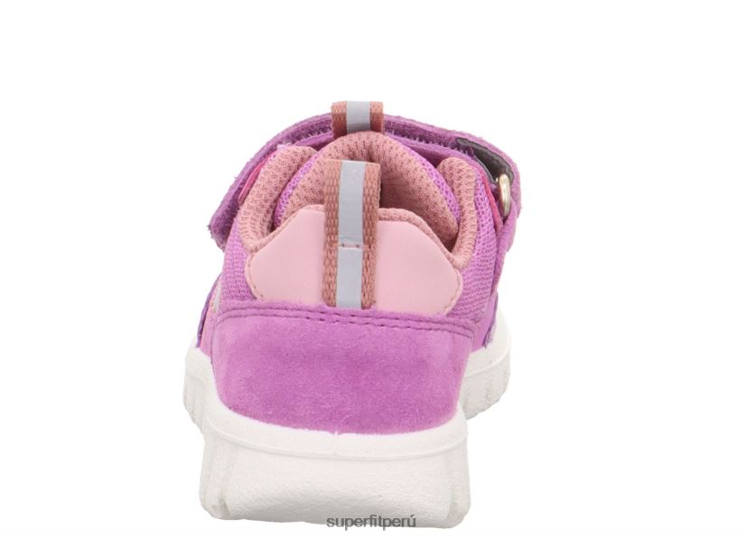educación física Superfit bebés sport7 mini - zapatillas bajas con cierre de velcro morado/rosa V06L24338 zapatillas bajas