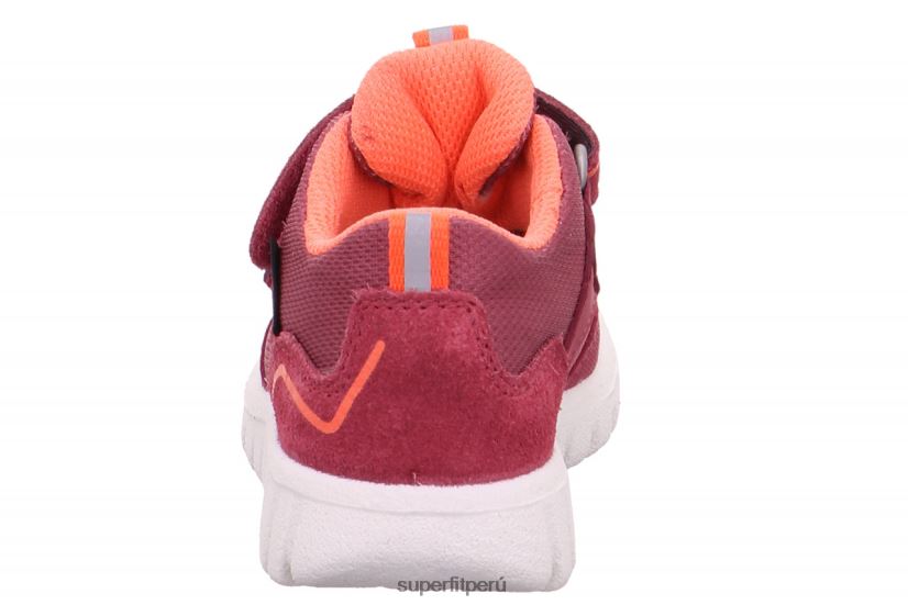 educación física Superfit bebés sport7 mini - zapatillas bajas con cierre de velcro rosa/naranja V06L24322 zapatillas bajas