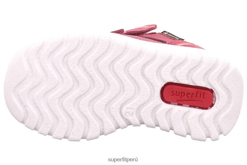 educación física Superfit bebés sport7 mini - zapatillas bajas con cierre de velcro rosa/naranja V06L24322 zapatillas bajas