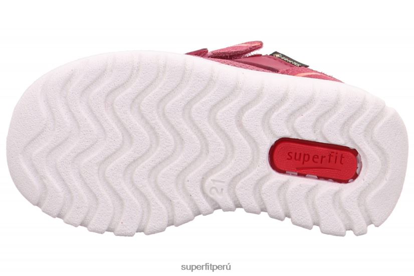 educación física Superfit bebés sport7 mini - zapatillas bajas con cierre de velcro rosa/naranja V06L24322 zapatillas bajas