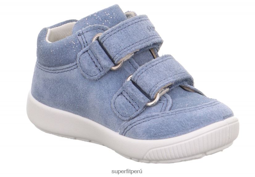 educación física Superfit bebés starlight - zapatillas bajas con cierre de velcro azul V06L24285 zapatillas bajas