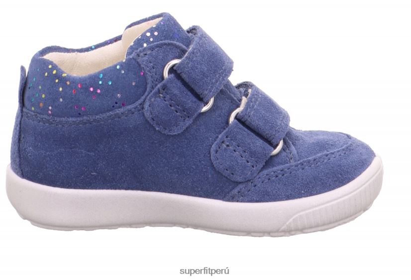 educación física Superfit bebés starlight - zapatillas bajas con cierre de velcro azul V06L24308 zapatillas bajas