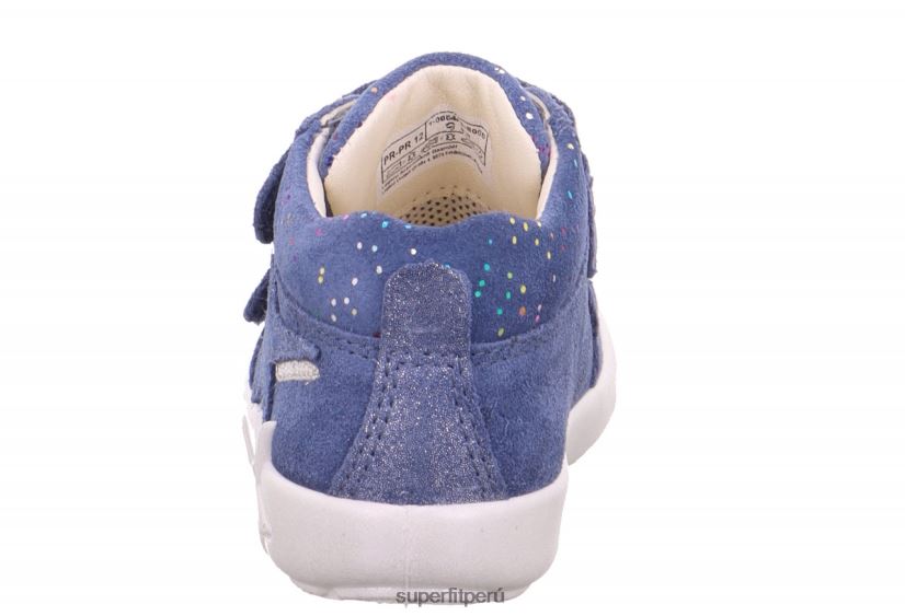 educación física Superfit bebés starlight - zapatillas bajas con cierre de velcro azul V06L24308 zapatillas bajas