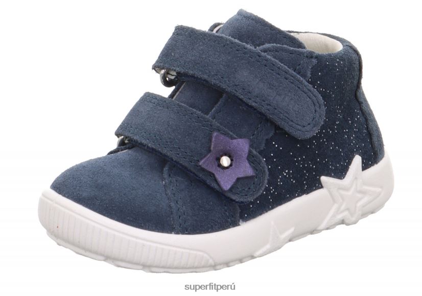 educación física Superfit bebés starlight - zapatillas bajas con cierre de velcro azul V06L24362 zapatillas bajas