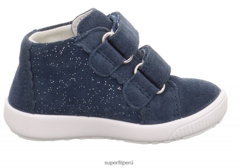 educación física Superfit bebés starlight - zapatillas bajas con cierre de velcro azul V06L24362 zapatillas bajas