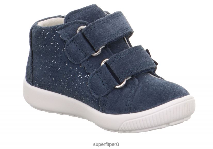 educación física Superfit bebés starlight - zapatillas bajas con cierre de velcro azul V06L24362 zapatillas bajas