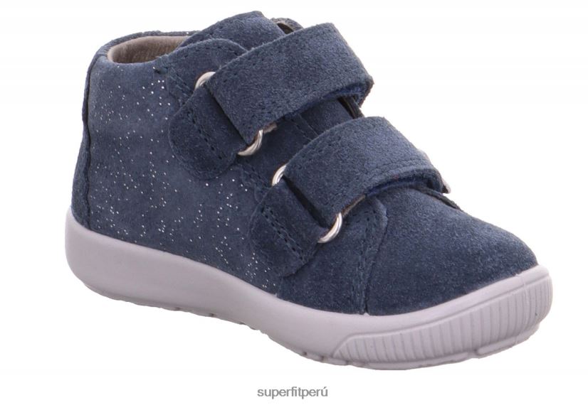 educación física Superfit bebés starlight - zapatillas bajas con cierre de velcro azul V06L24378 zapatillas bajas