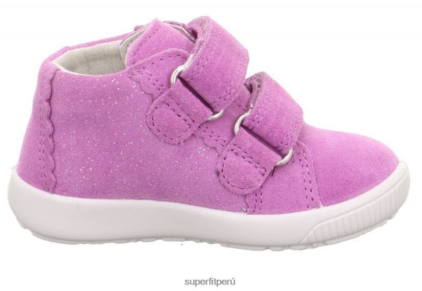 educación física Superfit bebés starlight - zapatillas bajas con cierre de velcro púrpura V06L24274 zapatillas bajas