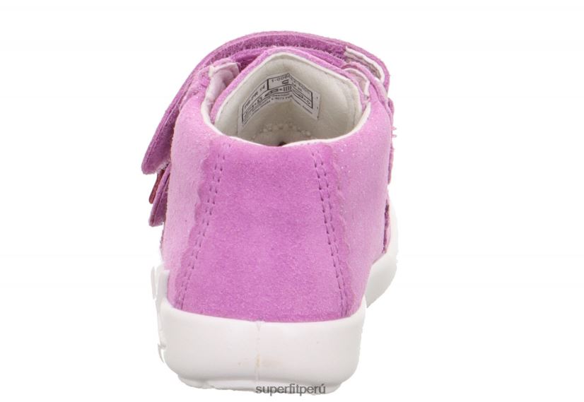 educación física Superfit bebés starlight - zapatillas bajas con cierre de velcro púrpura V06L24274 zapatillas bajas