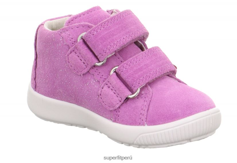 educación física Superfit bebés starlight - zapatillas bajas con cierre de velcro púrpura V06L24274 zapatillas bajas
