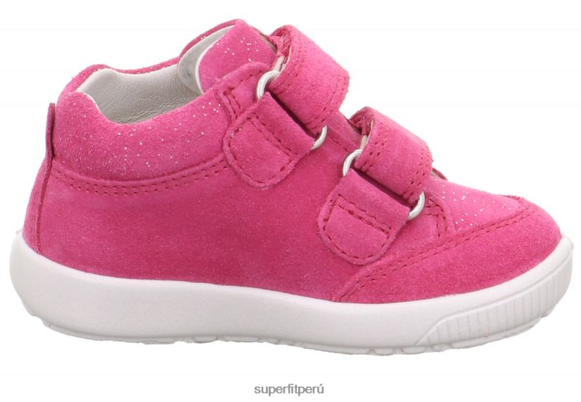 educación física Superfit bebés starlight - zapatillas bajas con cierre de velcro rosa V06L24337 zapatillas bajas