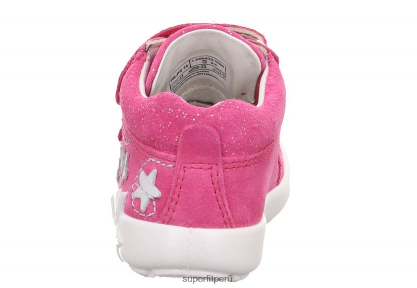 educación física Superfit bebés starlight - zapatillas bajas con cierre de velcro rosa V06L24337 zapatillas bajas