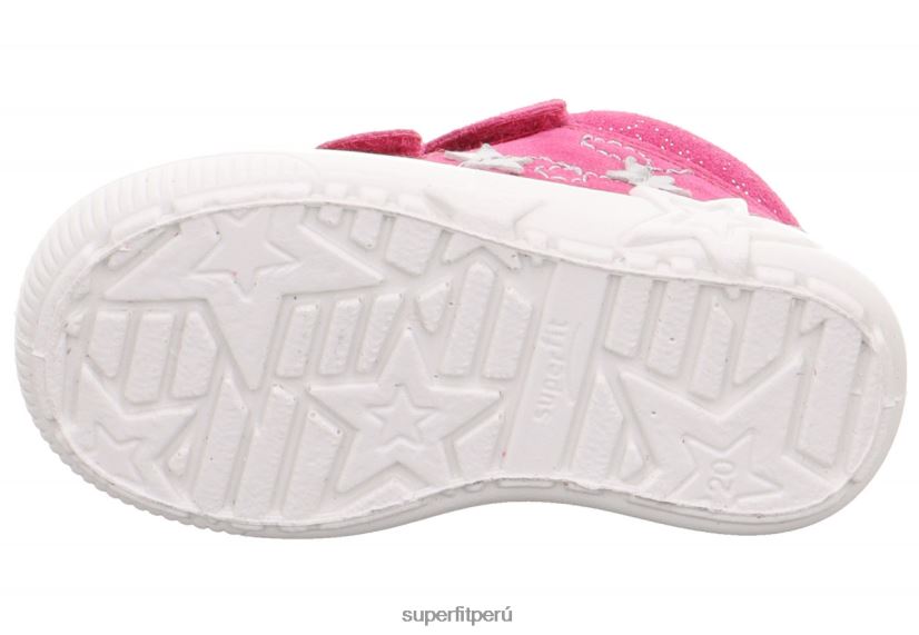 educación física Superfit bebés starlight - zapatillas bajas con cierre de velcro rosa V06L24337 zapatillas bajas