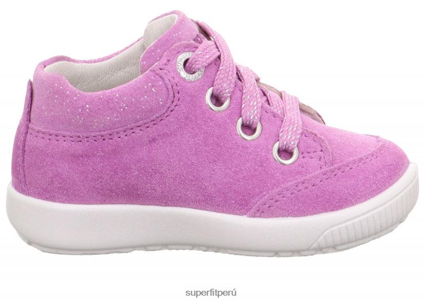 educación física Superfit bebés starlight - zapatillas bajas con cordones púrpura V06L24246 zapatillas bajas