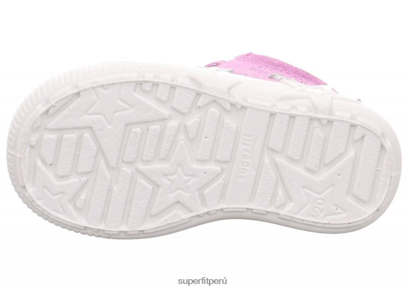 educación física Superfit bebés starlight - zapatillas bajas con cordones púrpura V06L24246 zapatillas bajas