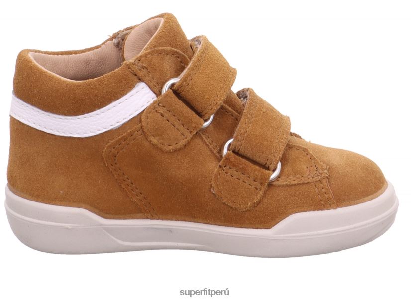 educación física Superfit bebés superfree - zapatillas bajas con cierre de velcro Cafe Blanco V06L24280 zapatillas bajas