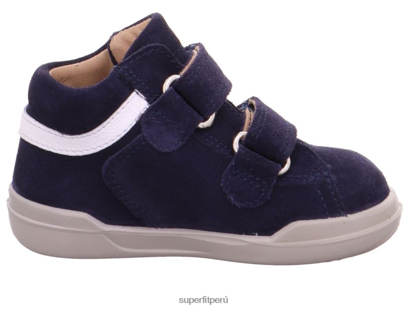 educación física Superfit bebés superfree - zapatillas bajas con cierre de velcro azul blanco V06L24351 zapatillas bajas
