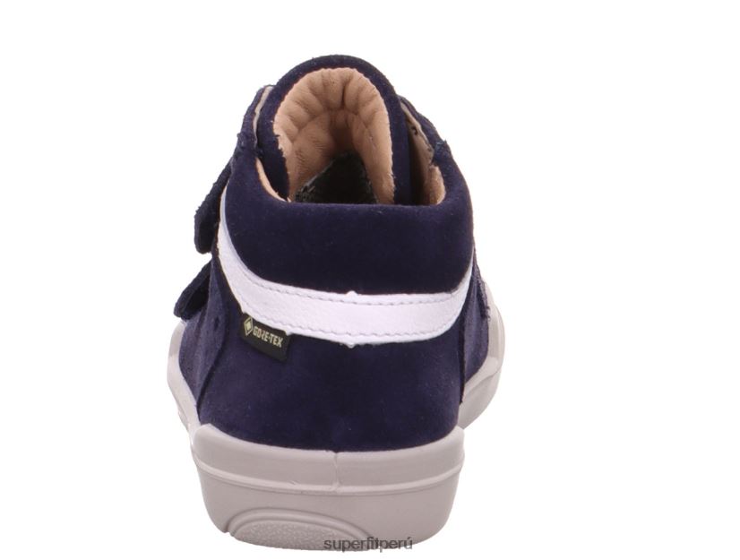 educación física Superfit bebés superfree - zapatillas bajas con cierre de velcro azul blanco V06L24351 zapatillas bajas
