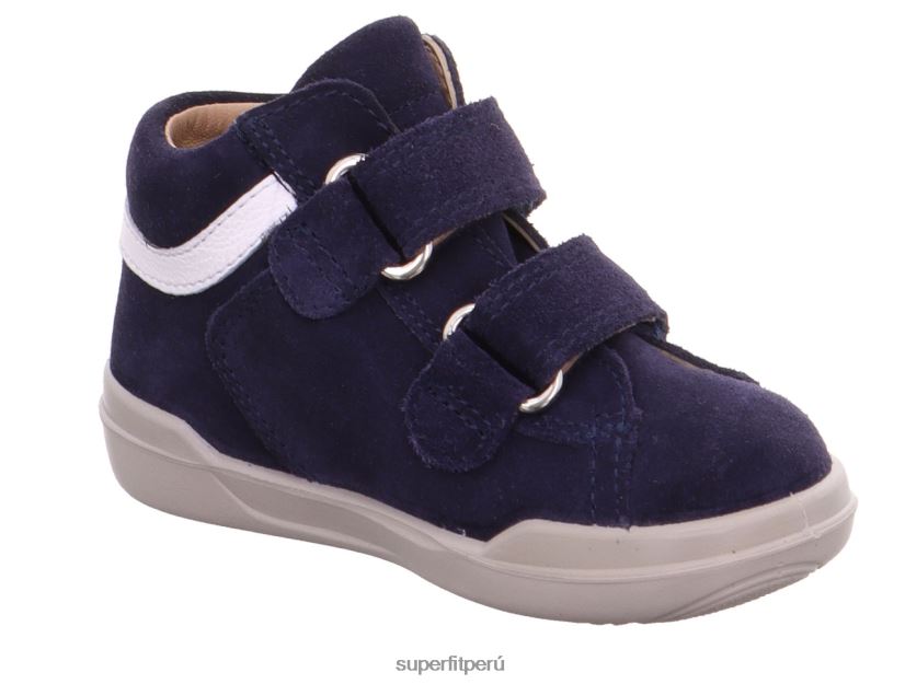 educación física Superfit bebés superfree - zapatillas bajas con cierre de velcro azul blanco V06L24351 zapatillas bajas