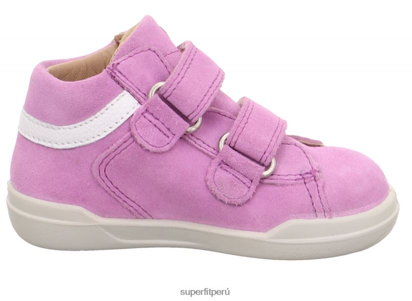 educación física Superfit bebés superfree - zapatillas bajas con cierre de velcro morado/blanco V06L24358 zapatillas bajas
