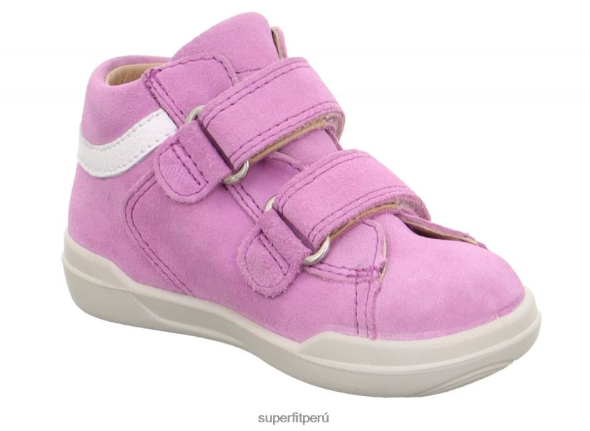 educación física Superfit bebés superfree - zapatillas bajas con cierre de velcro morado/blanco V06L24358 zapatillas bajas