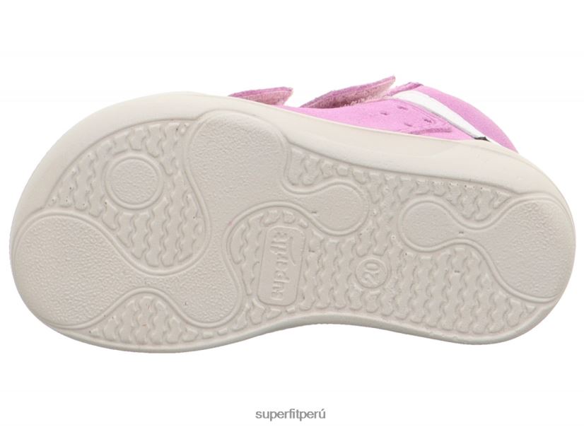 educación física Superfit bebés superfree - zapatillas bajas con cierre de velcro morado/blanco V06L24358 zapatillas bajas