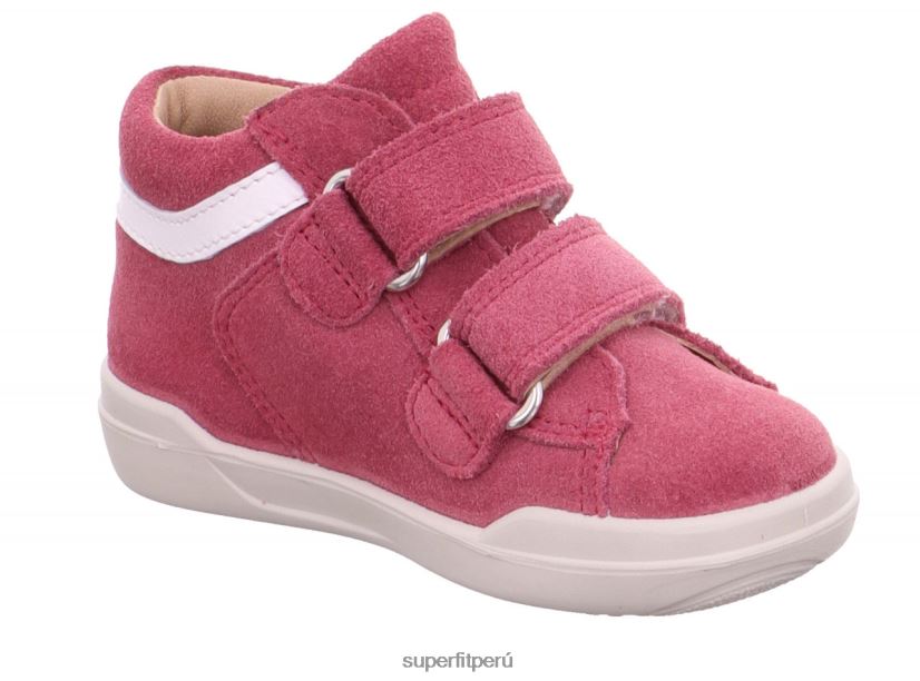 educación física Superfit bebés superfree - zapatillas bajas con cierre de velcro rosa/blanco V06L24394 zapatillas bajas