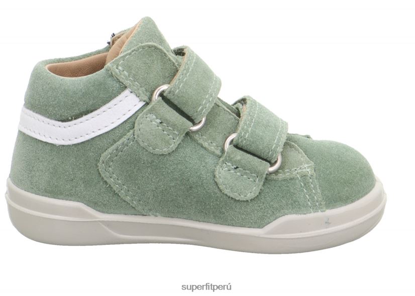 educación física Superfit bebés superfree - zapatillas bajas con cierre de velcro verde claro/blanco V06L24300 zapatillas bajas