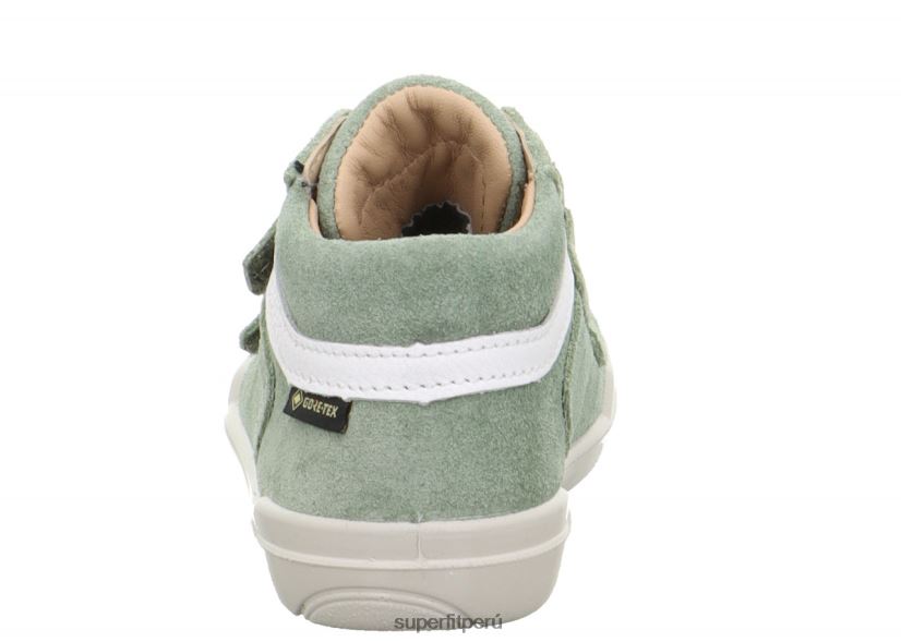 educación física Superfit bebés superfree - zapatillas bajas con cierre de velcro verde claro/blanco V06L24300 zapatillas bajas