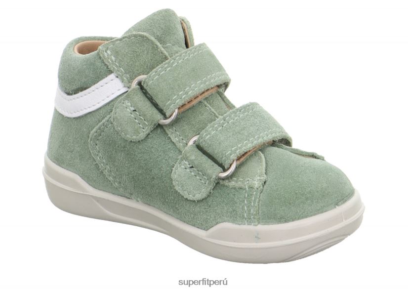 educación física Superfit bebés superfree - zapatillas bajas con cierre de velcro verde claro/blanco V06L24300 zapatillas bajas