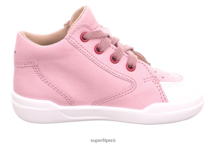 educación física Superfit bebés superfree - zapatillas bajas con cordones rosa/blanco V06L24258 zapatillas bajas