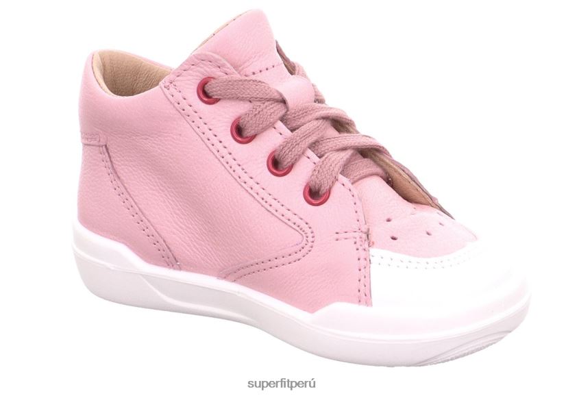 educación física Superfit bebés superfree - zapatillas bajas con cordones rosa/blanco V06L24258 zapatillas bajas