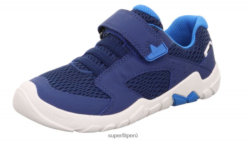 educación física Superfit bebés trace - zapatillas bajas con cierre de velcro azul V06L24542 zapatillas bajas