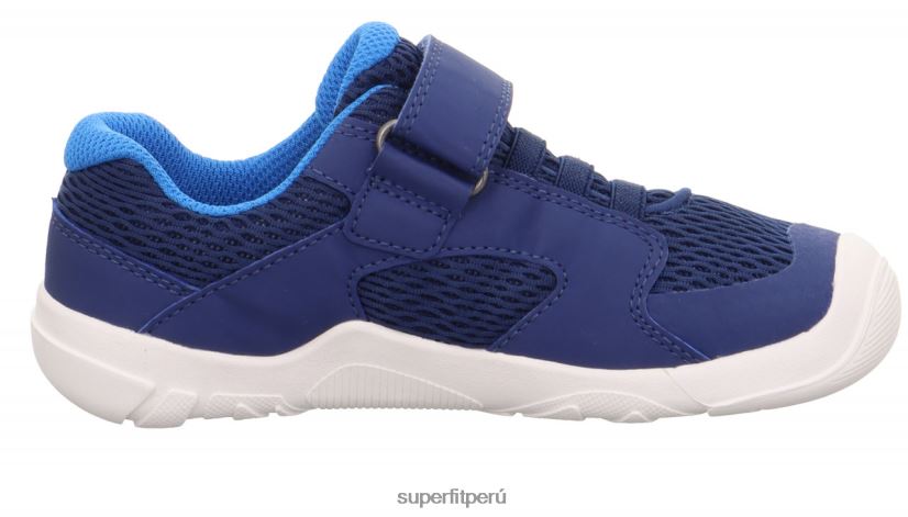 educación física Superfit bebés trace - zapatillas bajas con cierre de velcro azul V06L24542 zapatillas bajas