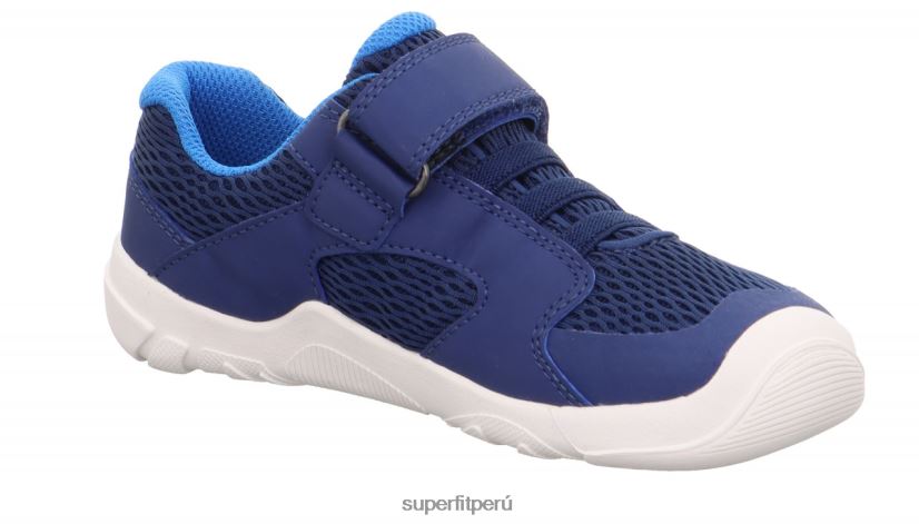 educación física Superfit bebés trace - zapatillas bajas con cierre de velcro azul V06L24542 zapatillas bajas