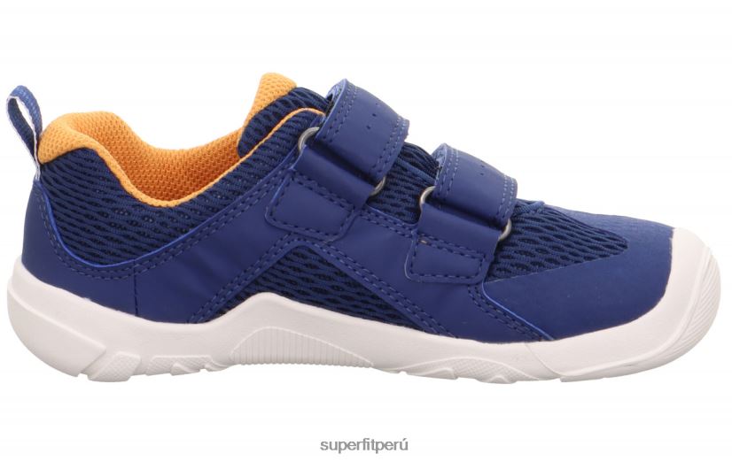 educación física Superfit bebés trace - zapatillas bajas con cierre de velcro azul/naranja V06L24540 zapatillas bajas