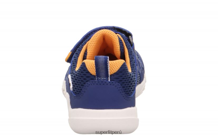 educación física Superfit bebés trace - zapatillas bajas con cierre de velcro azul/naranja V06L24540 zapatillas bajas